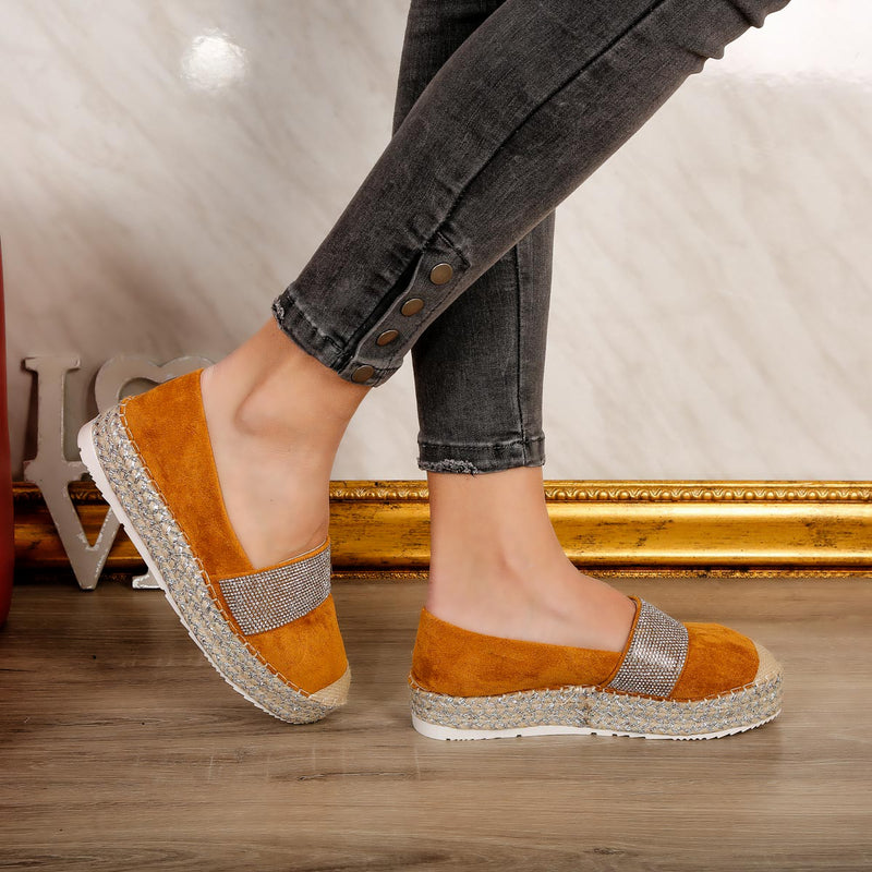 Espadrile dama Bett - Camel