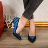 Pantofi dama cu toc Yana - Blue