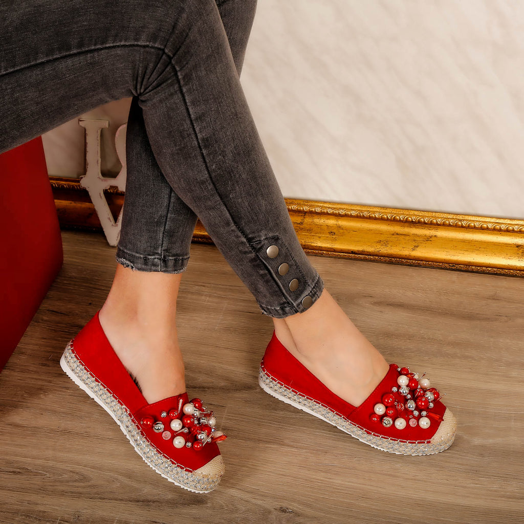 Espadrile dama Dima - Red