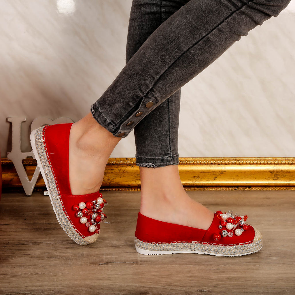 Espadrile dama Dima - Red