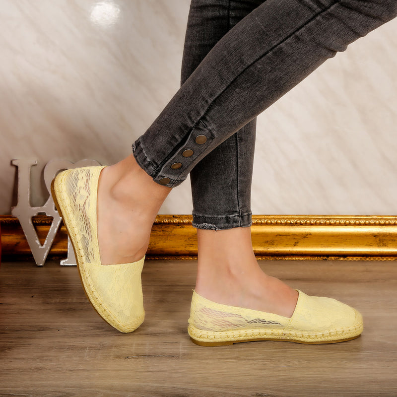 Espadrile dama Dakota - Yellow