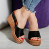 Papuci dama cu platforma Savana - Black