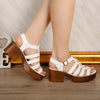 Pantofi dama cu toc Roni - White