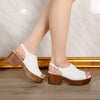 Pantofi dama cu toc Yolita - White