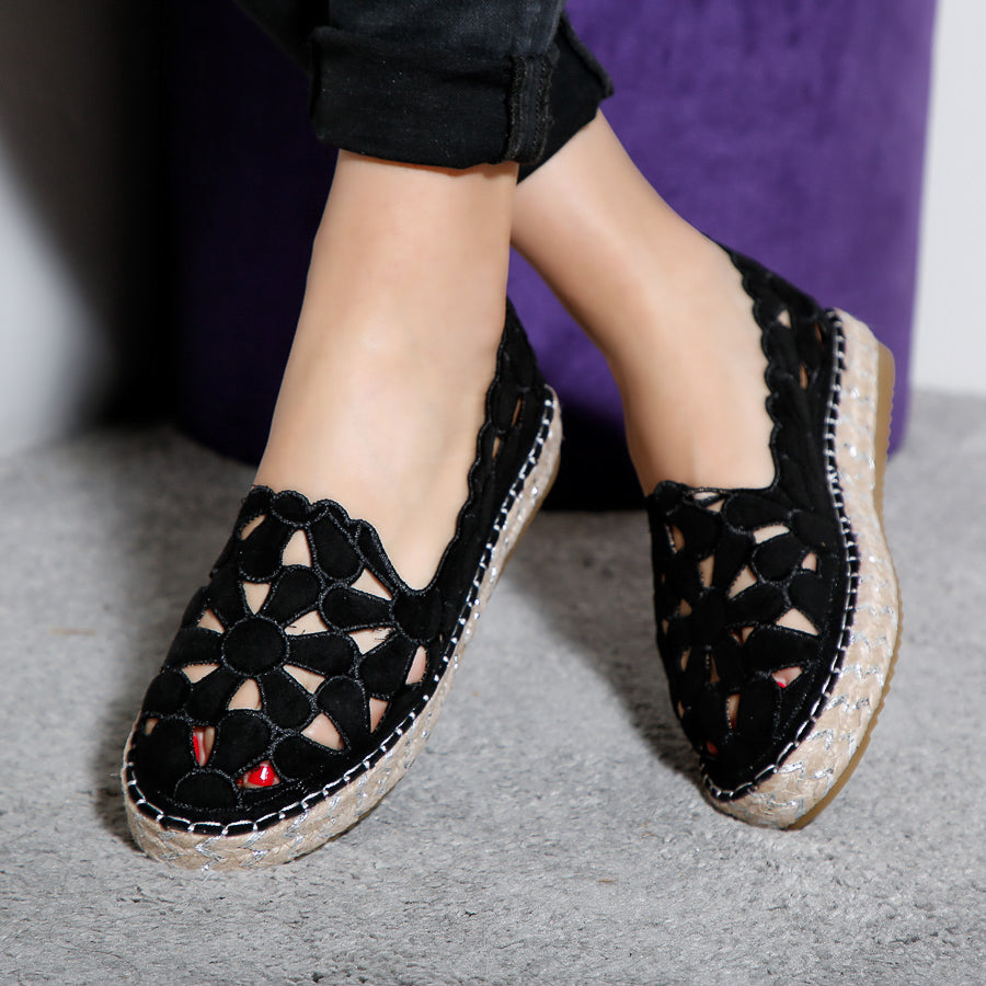 Espadrile dama Doriana - Black