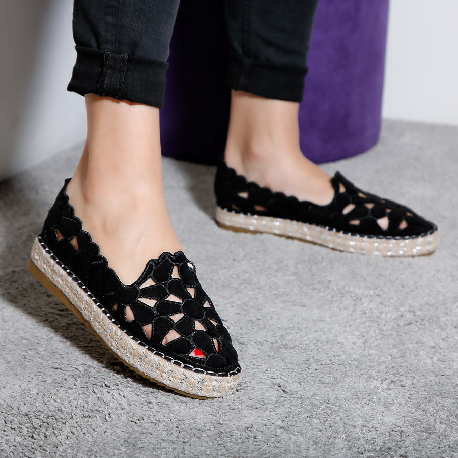 Espadrile dama Doriana - Black