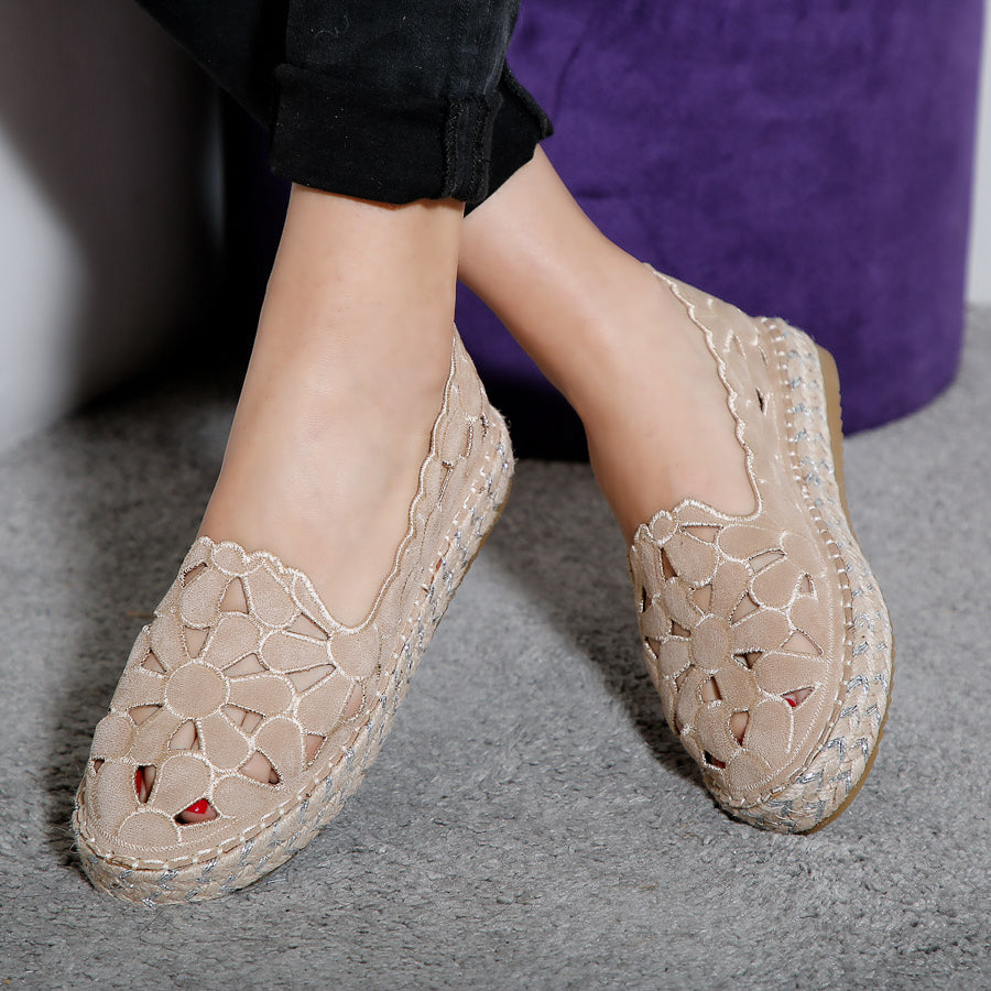 Espadrile dama Doriana - Beige