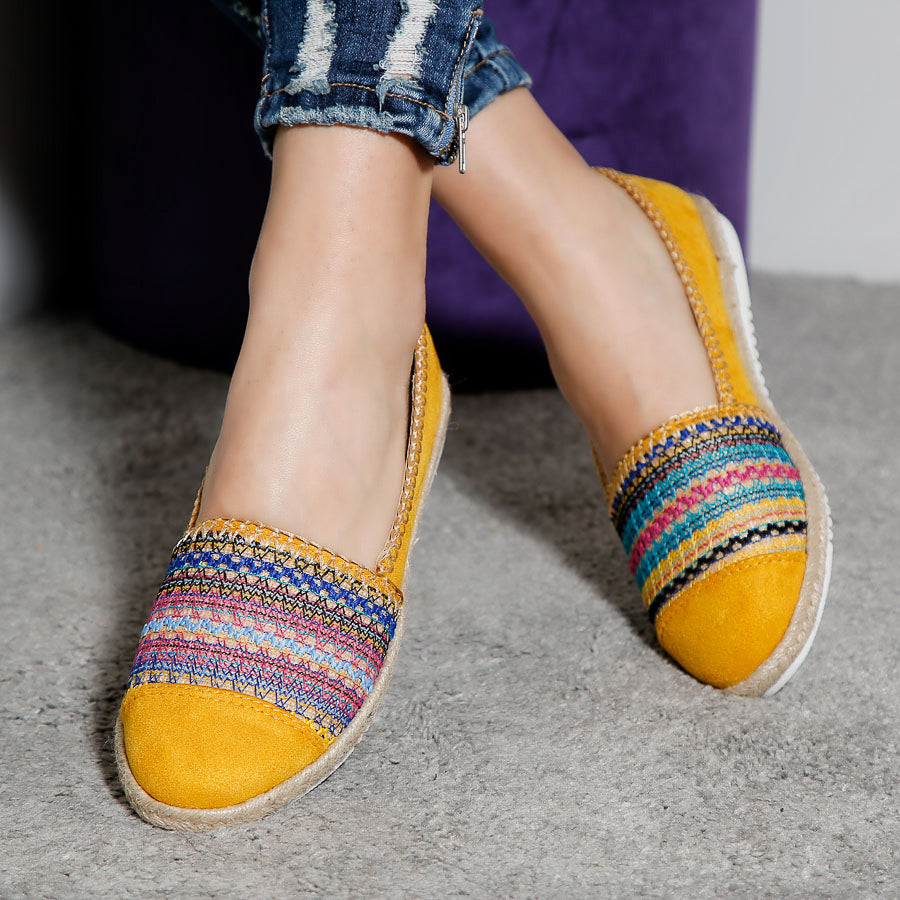 Espadrile dama Astra - Yellow