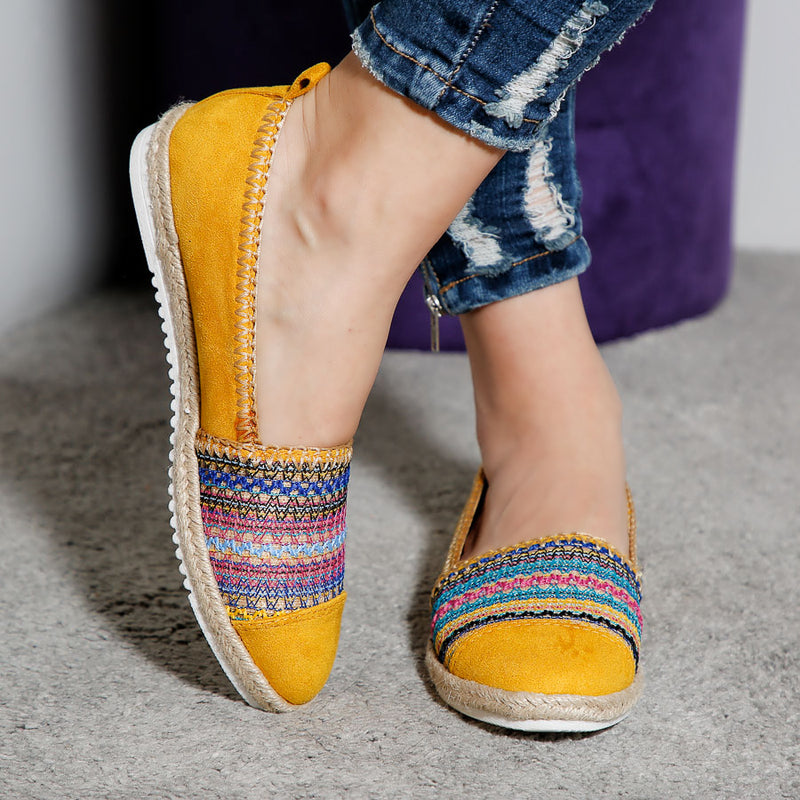 Espadrile dama Astra - Yellow