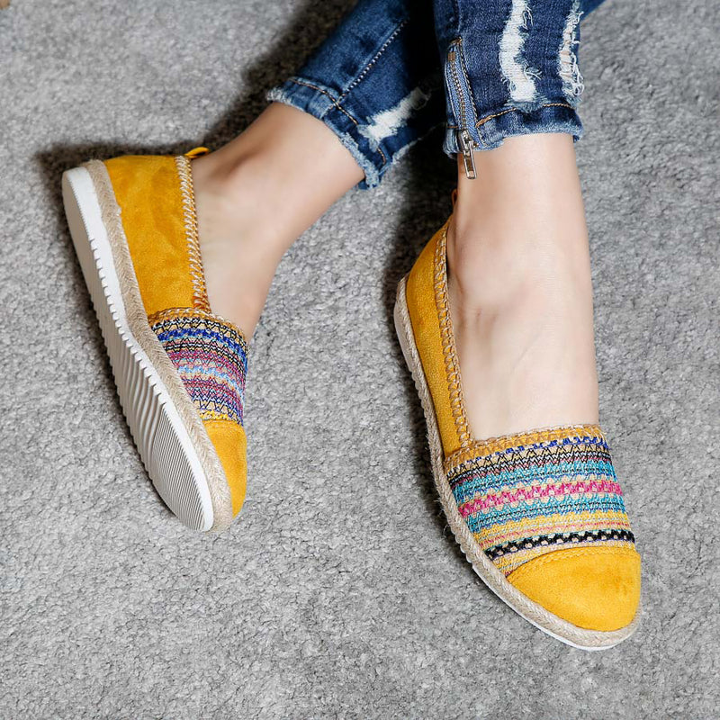 Espadrile dama Astra - Yellow