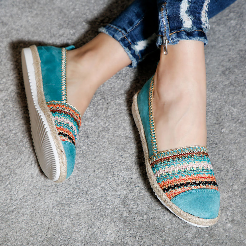 Espadrile dama Astra - Green