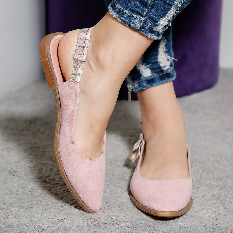 Pantofi cu toc Tivena - Pink