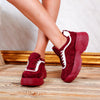 Pantofi sport Oana - Burgundy