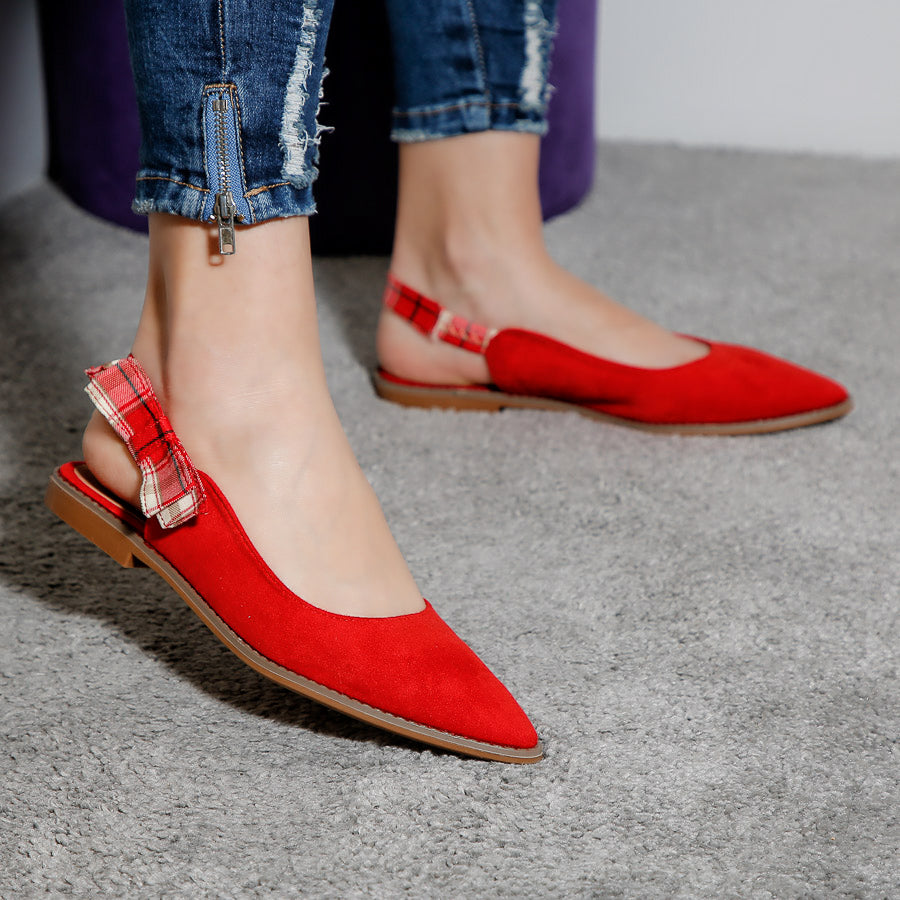 Pantofi cu toc Tivena - Red