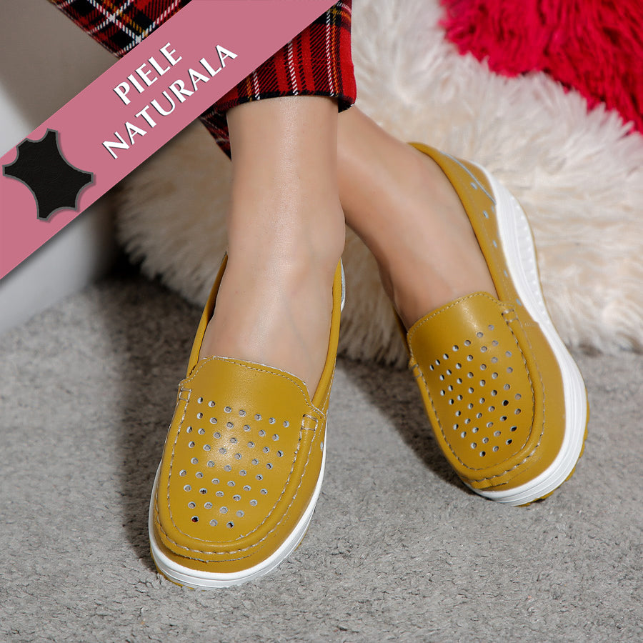 Pantofi dama Larissa - Yellow