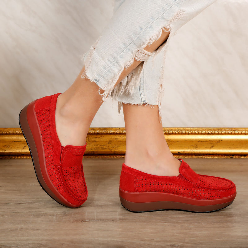 Pantofi dama Jackie - Red