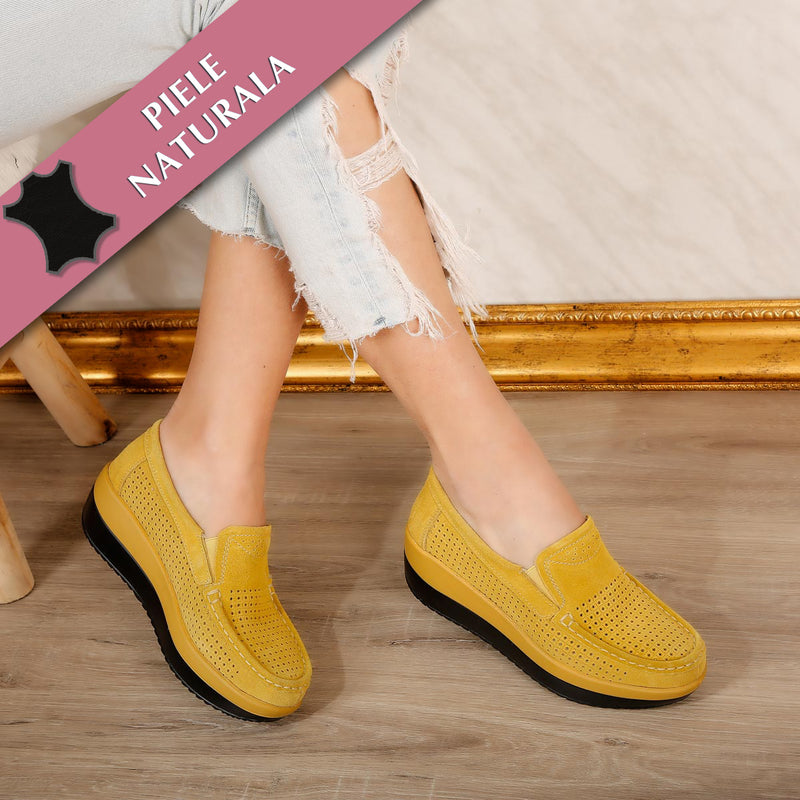 Pantofi dama Jackie - Yellow