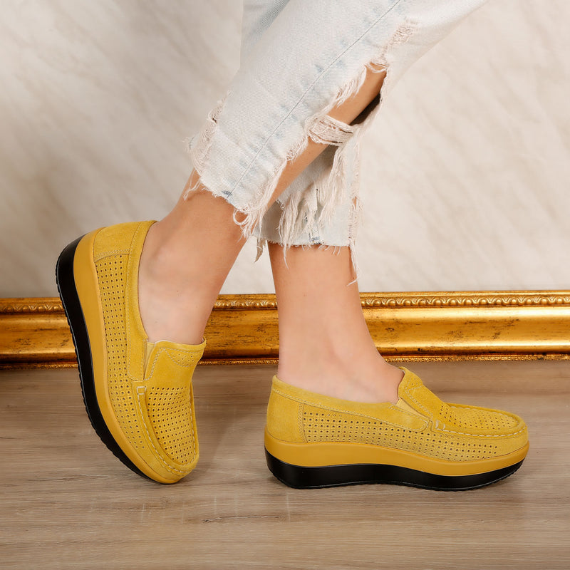 Pantofi dama Jackie - Yellow