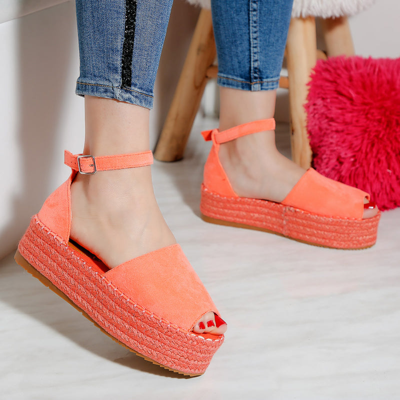 Espadrile dama Malaya - Orange