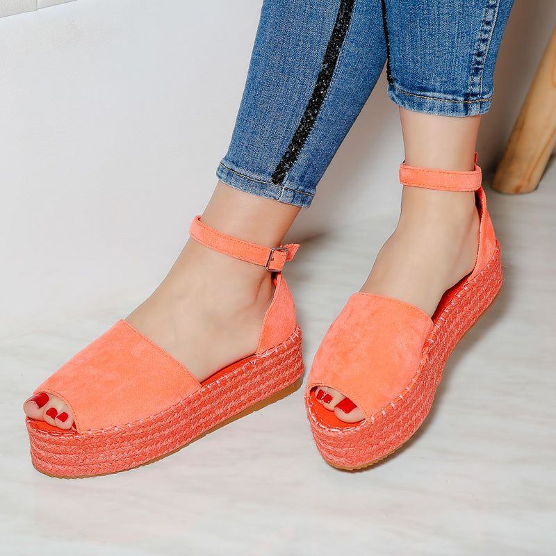 Espadrile dama Malaya - Orange