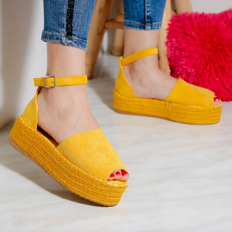 Espadrile dama Malaya - Yellow