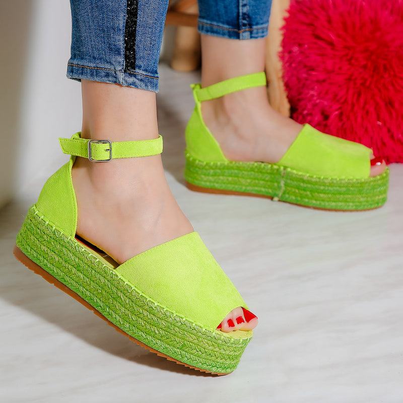 Espadrile dama Malaya - Green