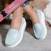 Pantofi dama cu platforma Deana - Light Blue