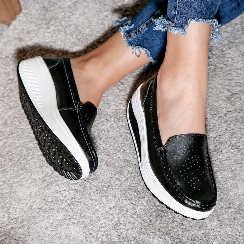 Pantofi dama cu platforma Deana - Black