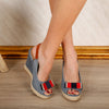 Sandale dama cu platforma Stephie - Blue