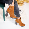 Botine dama Kacy - Camel