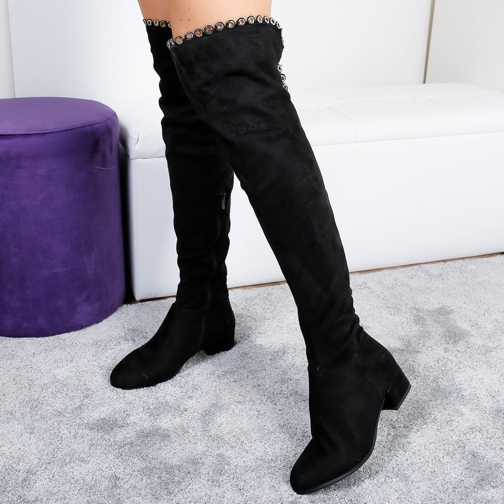 Cizme dama ROYAL - BLACK