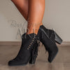 Botine dama Rebecca negre