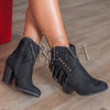 Botine dama Rebecca negre