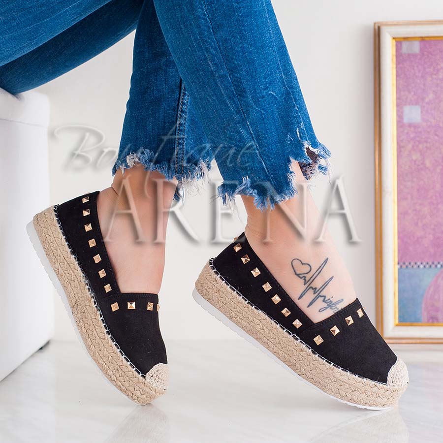 Espadrile dama Lala negre