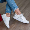 Pantofi dama casual Delani albi