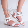 Sandale dama Atina albi