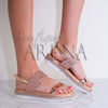 Sandale dama Zorina rose gold