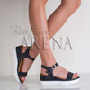 Sandale dama cu platforma Morina negri