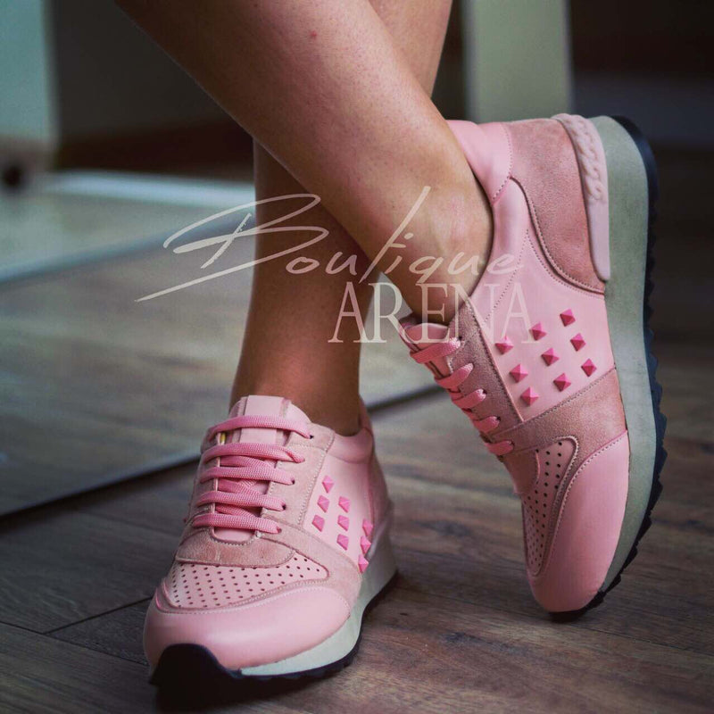 Pantofi casual dama Hummer roz