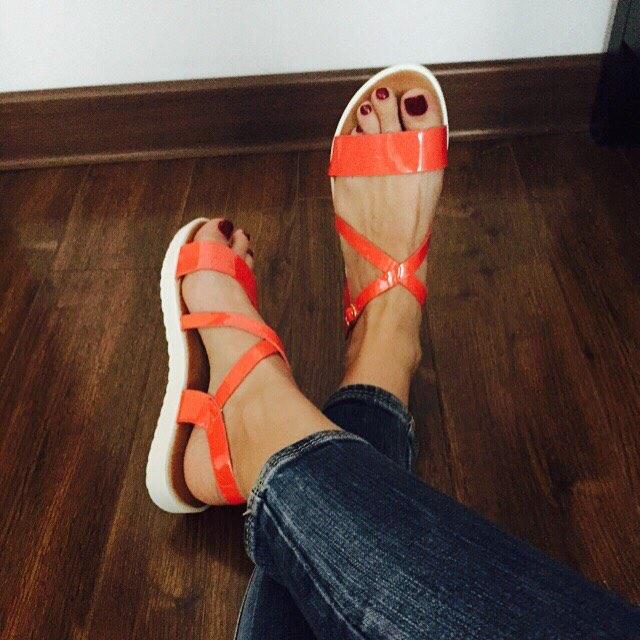 Sandale dama Delis - Coral