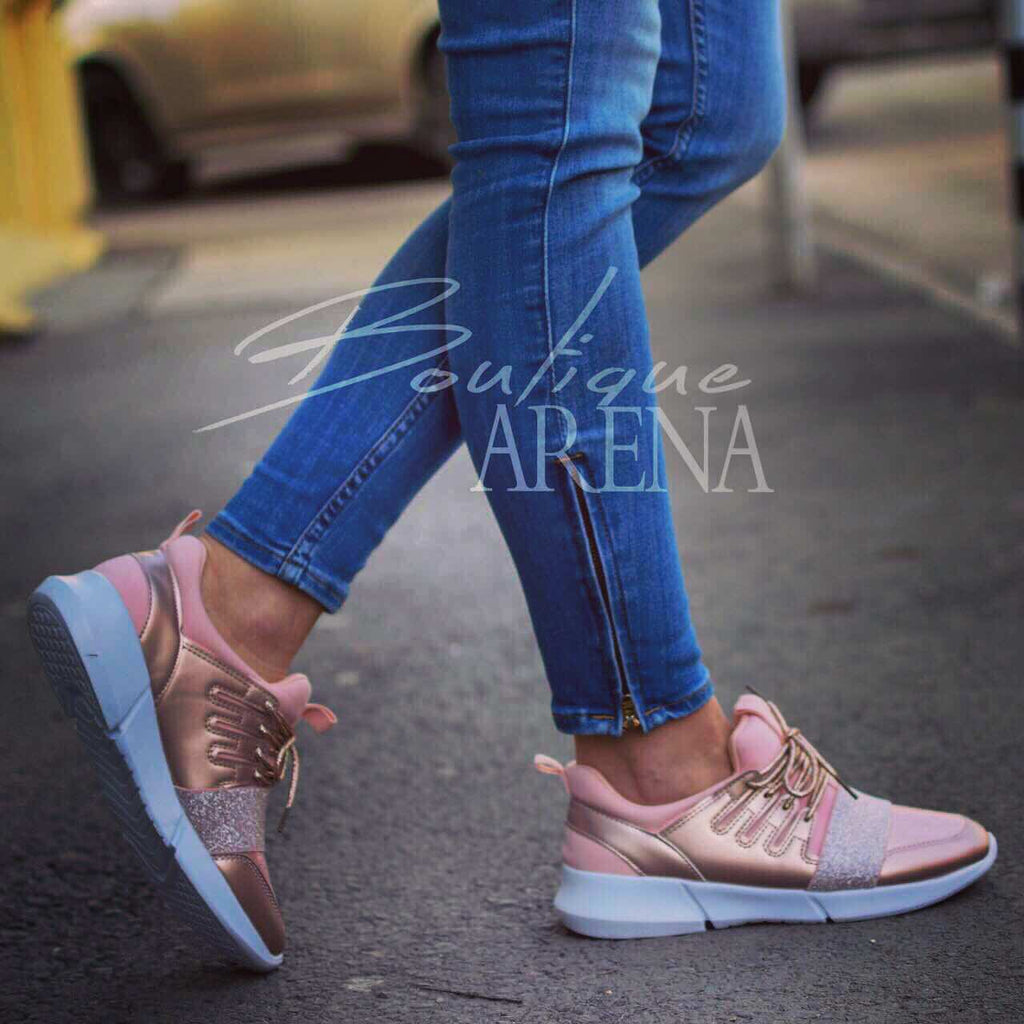 Pantofi casual dama Mariano roz