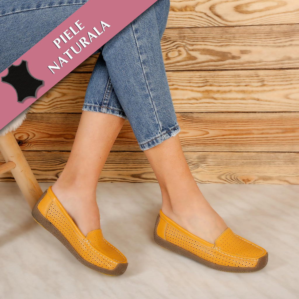 Pantofi dama Cassandra - Yellow