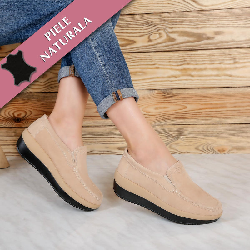 Pantofi dama Harlei - Beige