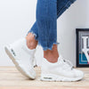 Pantofi sport cu platforma Vera albi