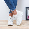 Pantofi sport cu platforma Vera albi